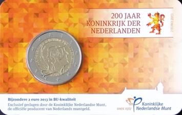 200 Jaar Koninkrijk 2013 Coincard BU